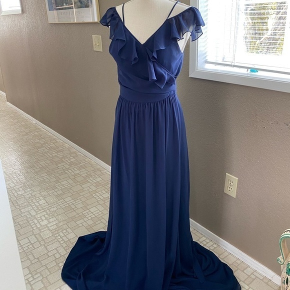 Ceremony by Joanna August Portia wrap gown, Sz. L